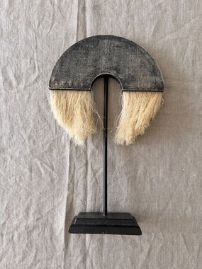 Antique Wooden Salvage Primitive Reclaimed Round Stand Original Old Hand Carved